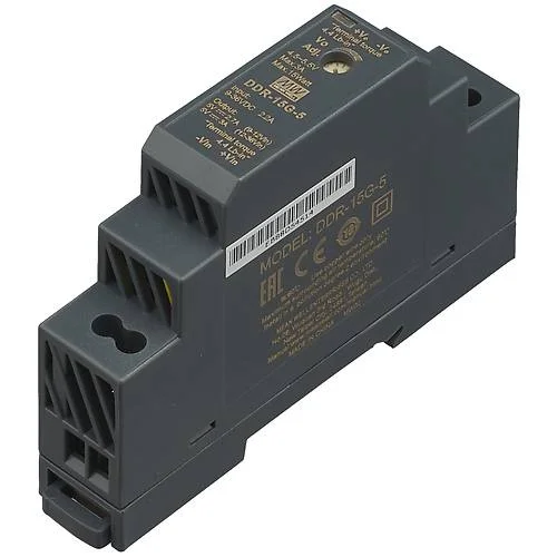 DDR-15G-5, DC/DC преобразователь, 15Вт, вход 9-36В, выход 5В/3А Mean Well DDR-15G-5, DC/DC преобразователь, 15Вт, вход 9-36В, выход 5В/3А Mean Well
